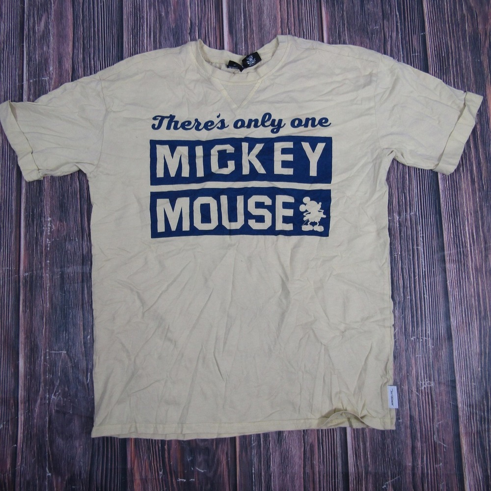 Disney Mickey Mouse Shirt Mens XS There's Only One Graphic Tee Our Universe